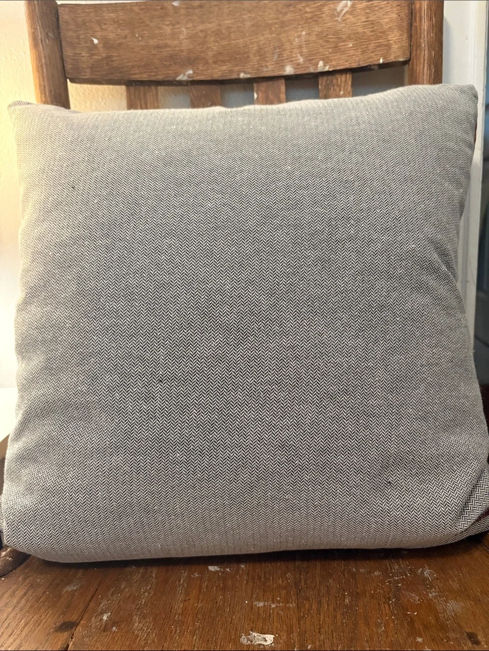 IOSIS Paris Dog tapestry decorative pillow with down cushion. 17 x 17 inches